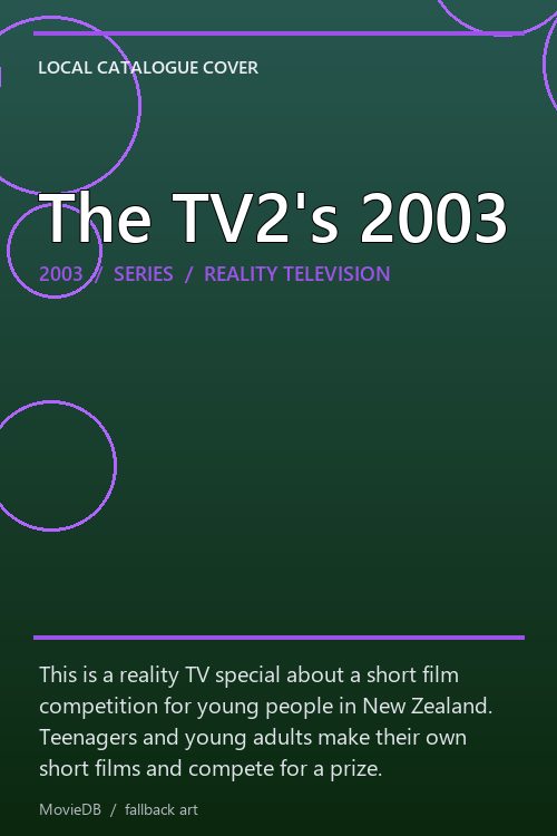 The TV2's 2003 poster