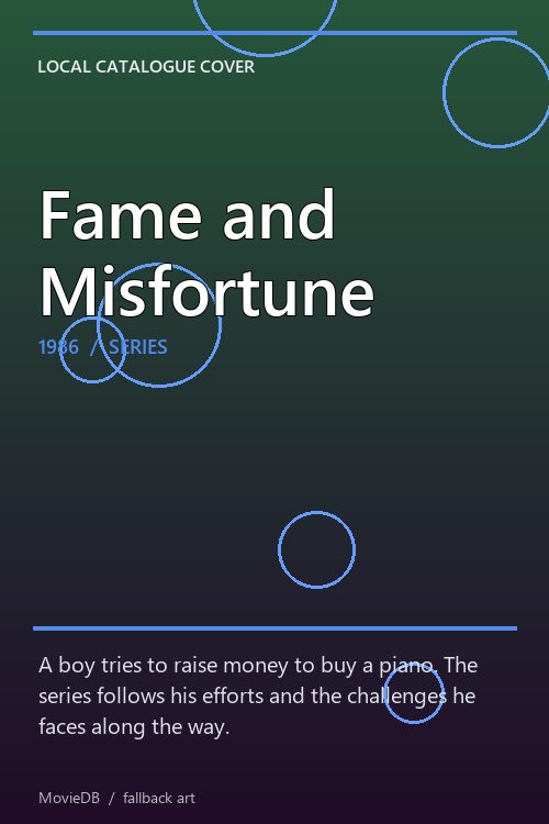 Fame and Misfortune poster