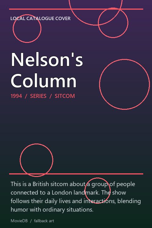 Nelson's Column poster
