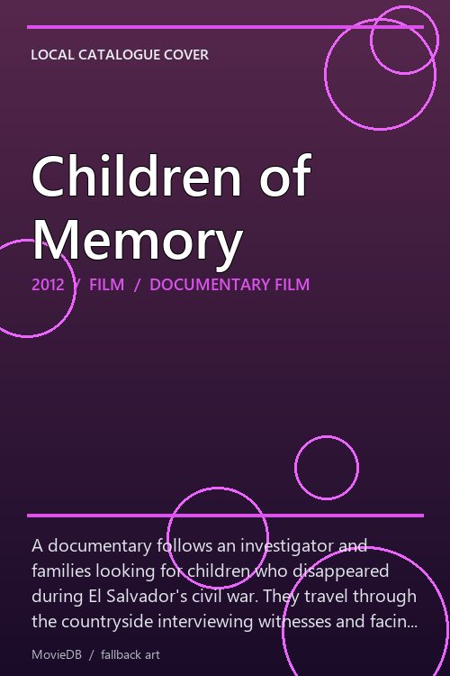 Children of Memory poster