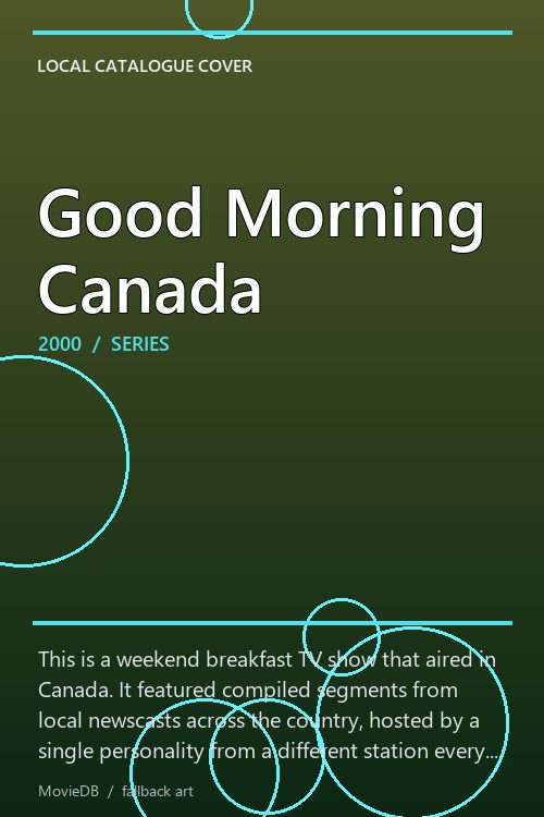 Good Morning Canada poster