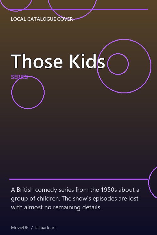Those Kids poster