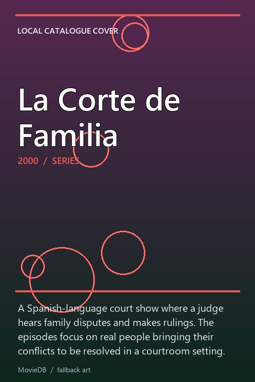 La Corte de Familia poster