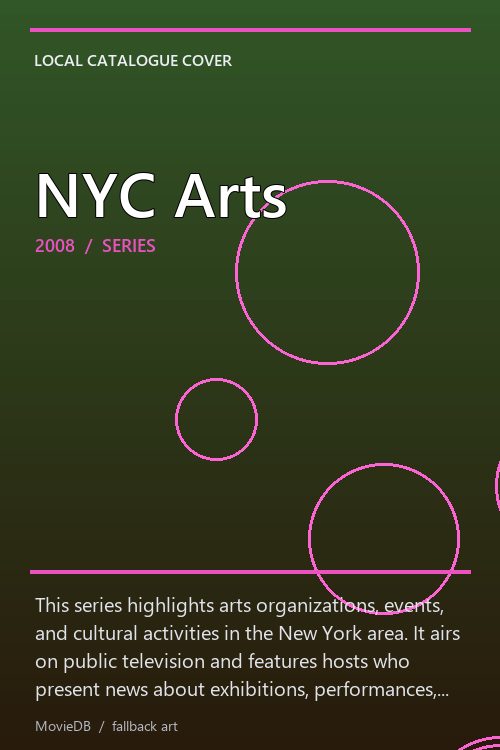 NYC Arts poster