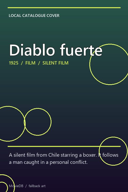 Diablo fuerte poster