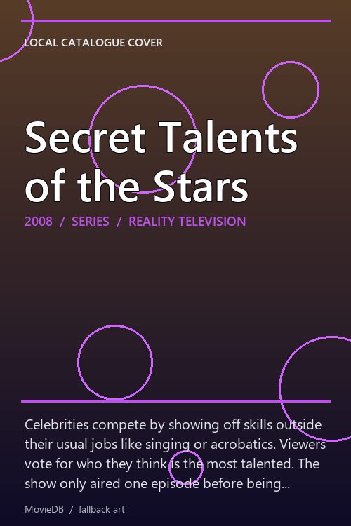 Secret Talents of the Stars poster
