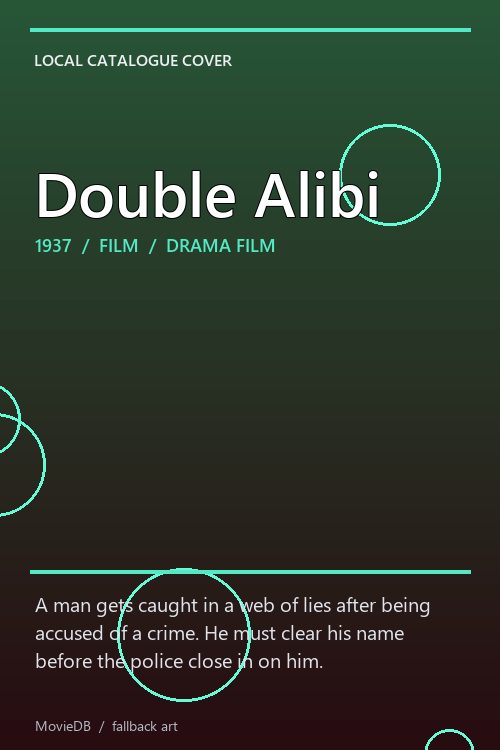 Double Alibi poster