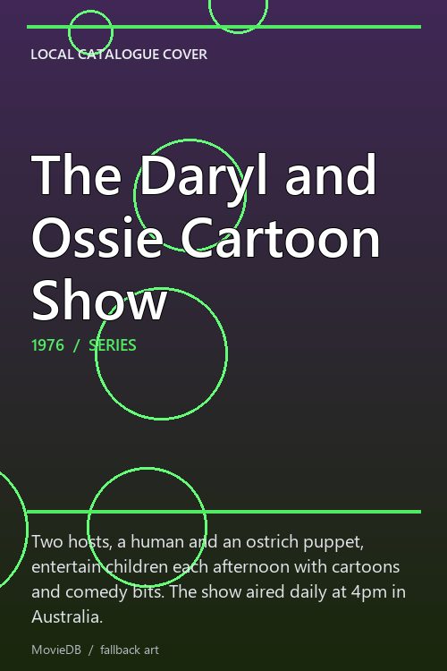 The Daryl and Ossie Cartoon Show poster