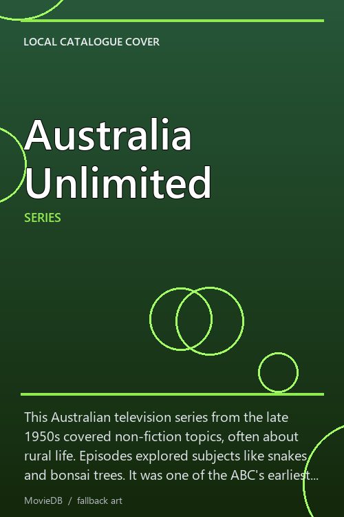 Australia Unlimited poster