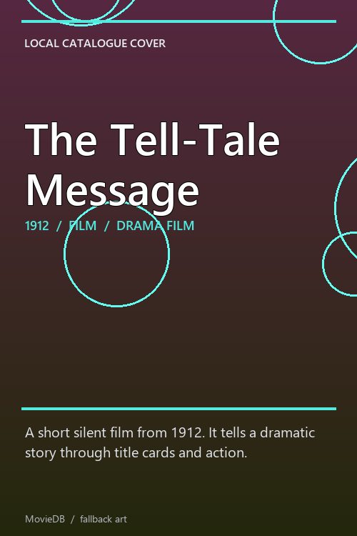 The Tell-Tale Message poster