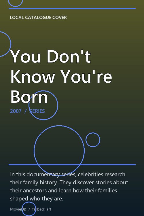 You Don't Know You're Born poster