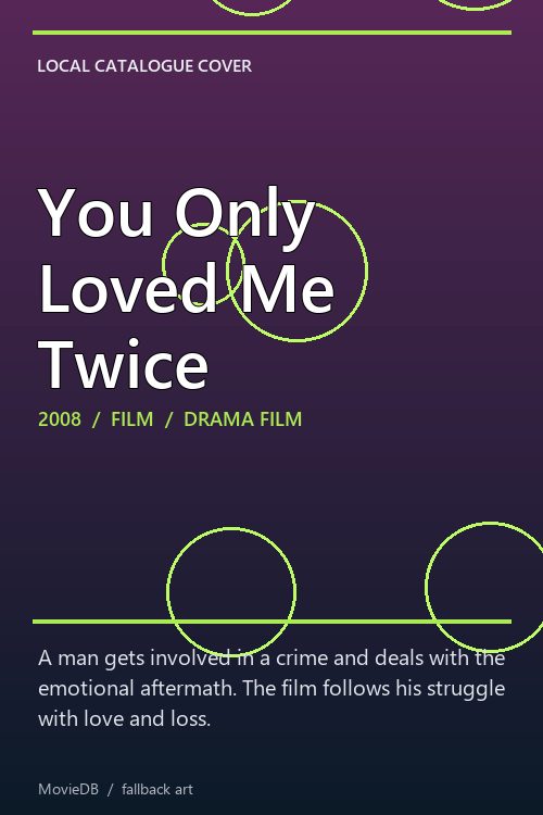 You Only Loved Me Twice poster
