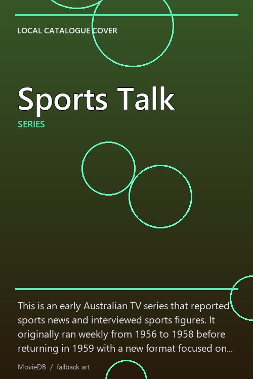 Sports Talk poster