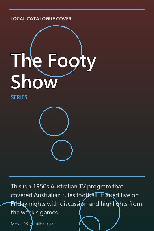 The Footy Show poster