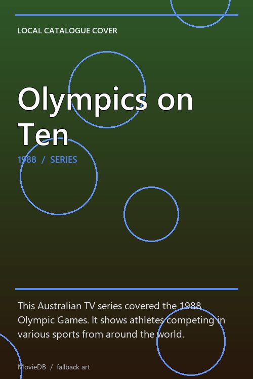 Olympics on Ten poster