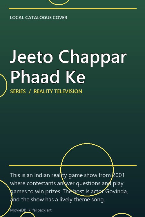 Jeeto Chappar Phaad Ke poster