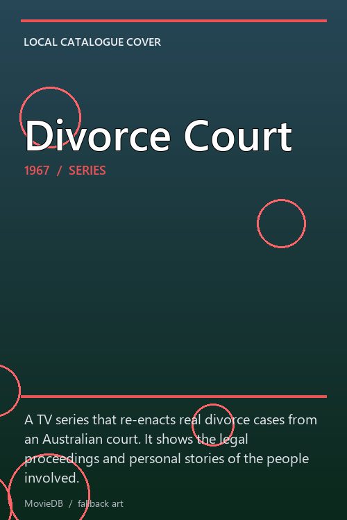 Divorce Court poster