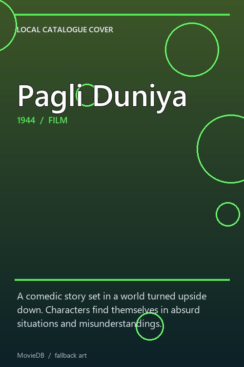 Pagli Duniya poster