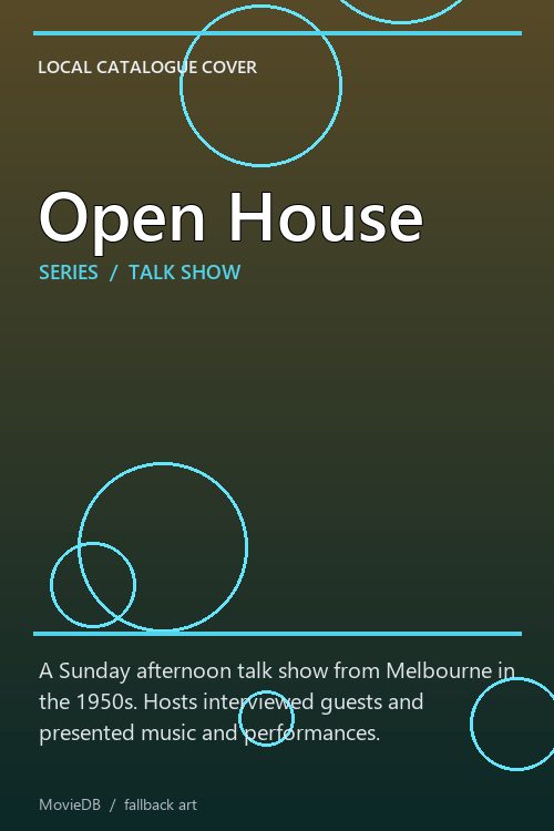Open House poster