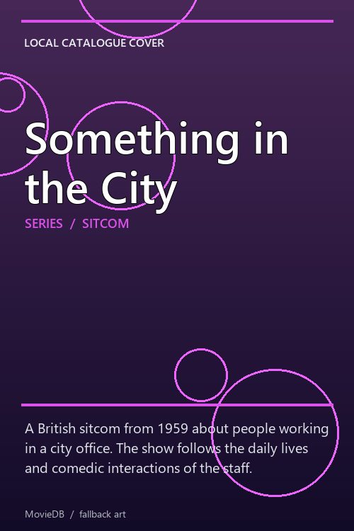 Something in the City poster