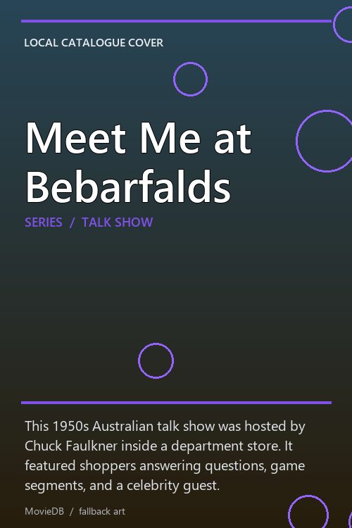 Meet Me at Bebarfalds poster