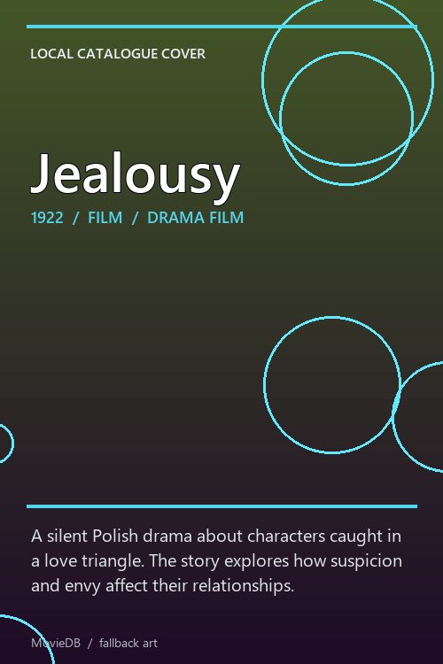 Jealousy poster
