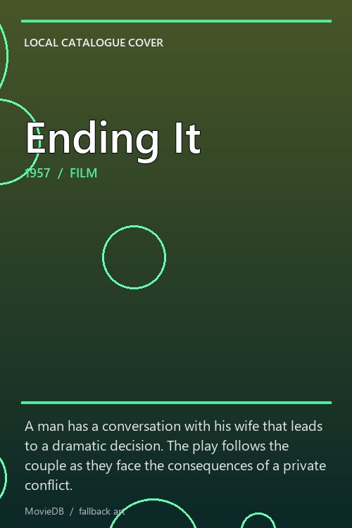 Ending It poster