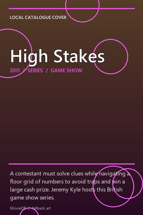 High Stakes poster