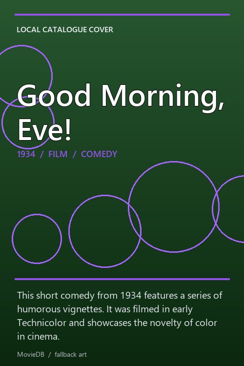 Good Morning, Eve! poster
