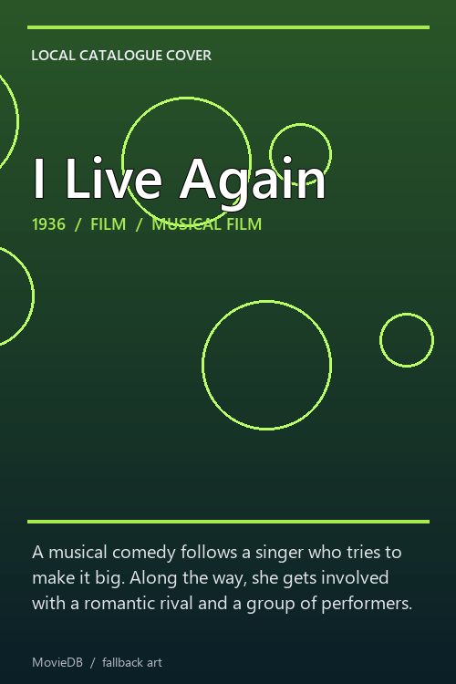 I Live Again poster