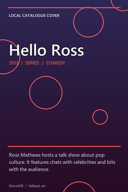 Hello Ross poster