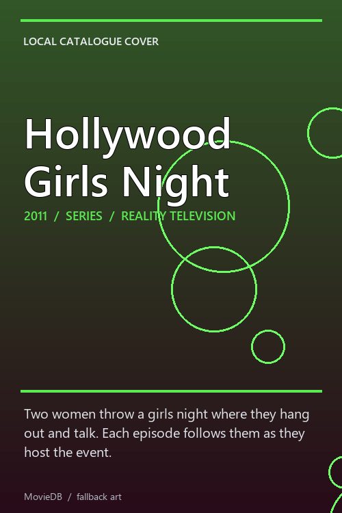 Hollywood Girls Night poster