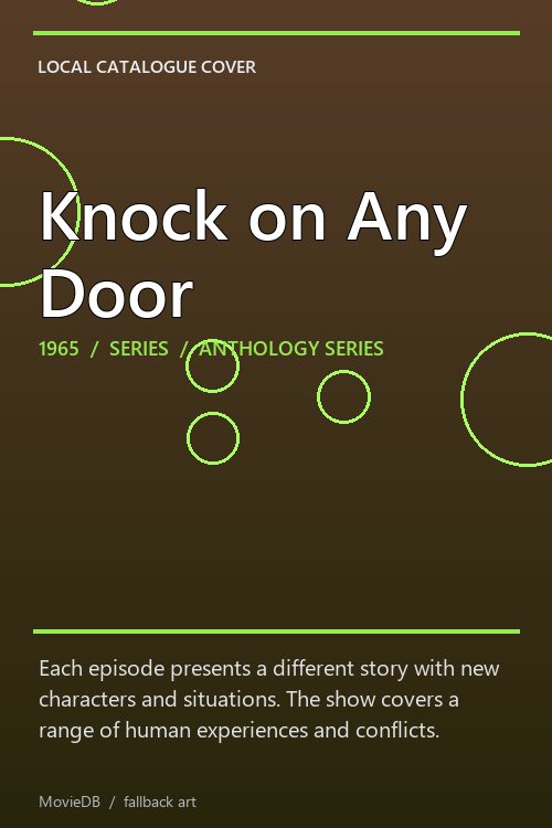 Knock on Any Door poster