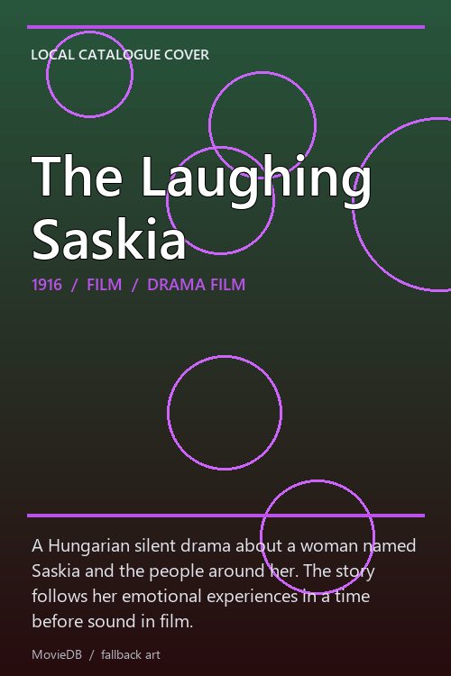 The Laughing Saskia poster