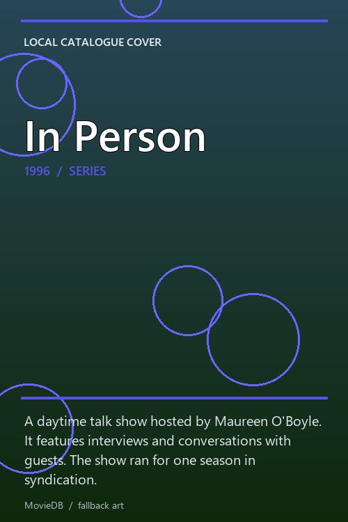 In Person poster