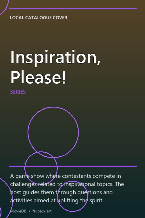 Inspiration, Please! poster