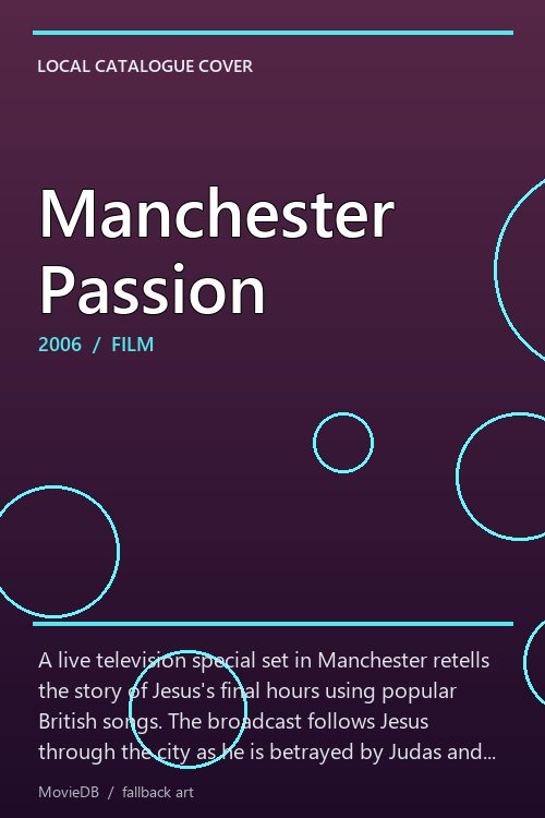 Manchester Passion poster