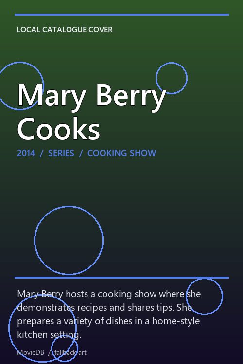 Mary Berry Cooks poster