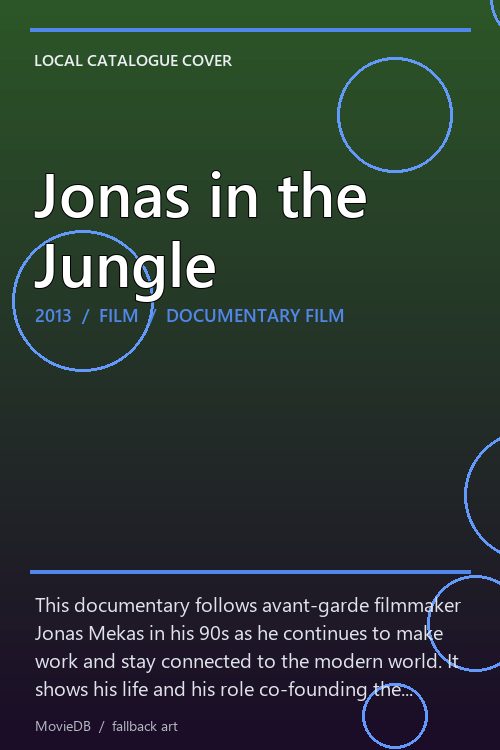 Jonas in the Jungle poster
