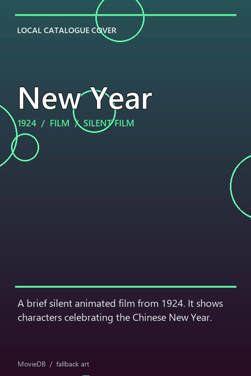 New Year poster