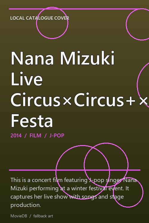 Nana Mizuki Live Circus×Circus+×Winter Festa poster