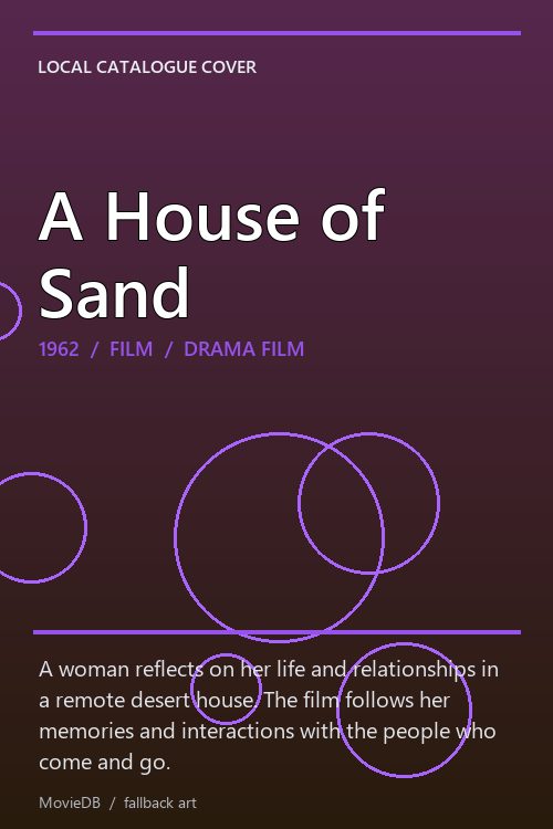 A House of Sand poster