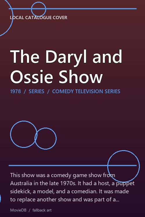 The Daryl and Ossie Show poster