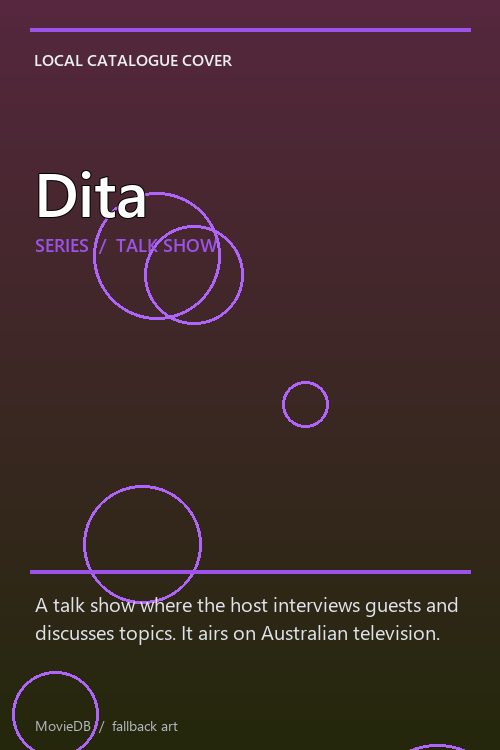 Dita poster