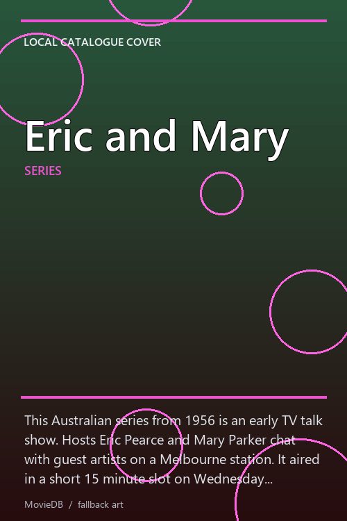 Eric and Mary poster
