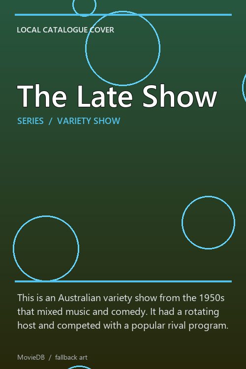 The Late Show poster