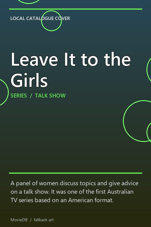 Leave It to the Girls poster