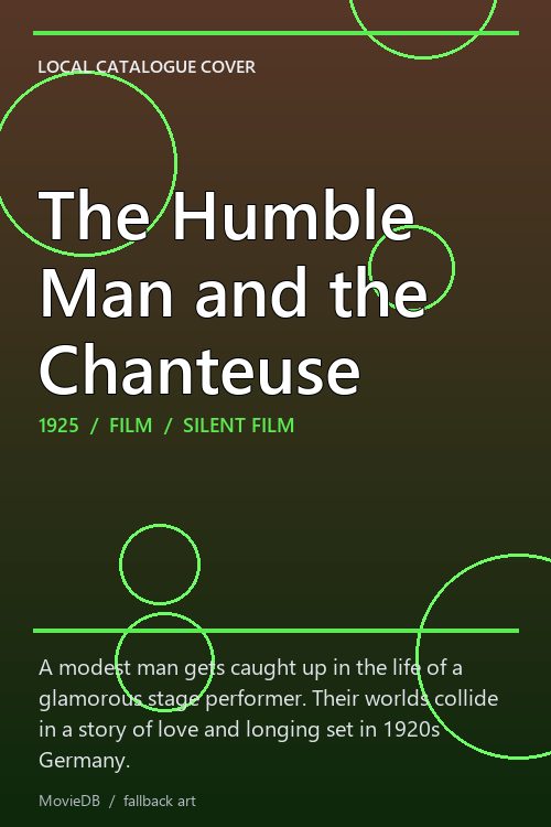 The Humble Man and the Chanteuse poster