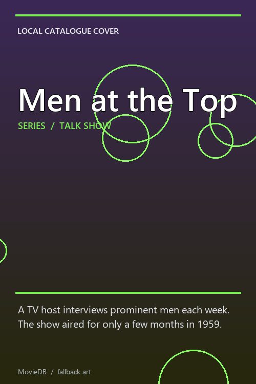 Men at the Top poster