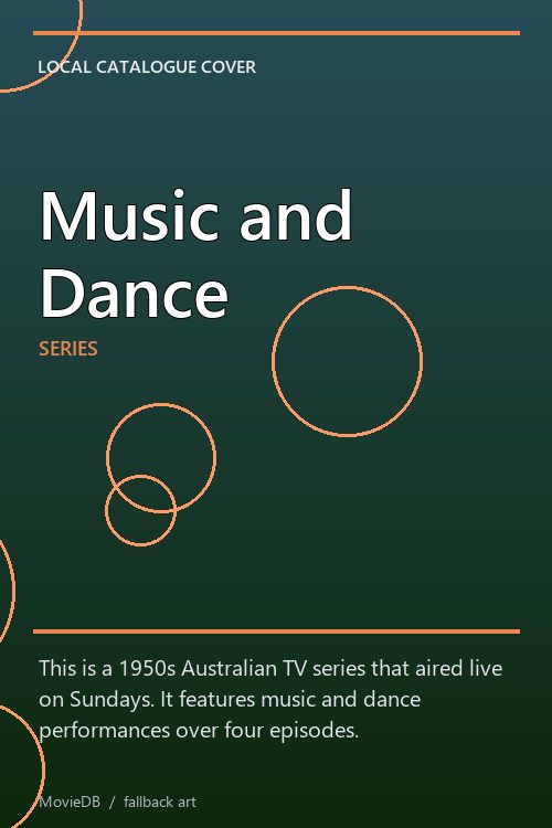 Music and Dance poster